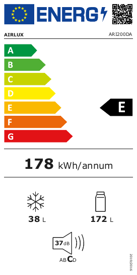 Réfrigérateur ménager 1 porte Faure - 226 litres avec compartiment  congélateur - Classe énergétique A+ pas cher